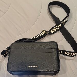 NWOT Michael Kors Black Crossbody Bag with Logo Strap